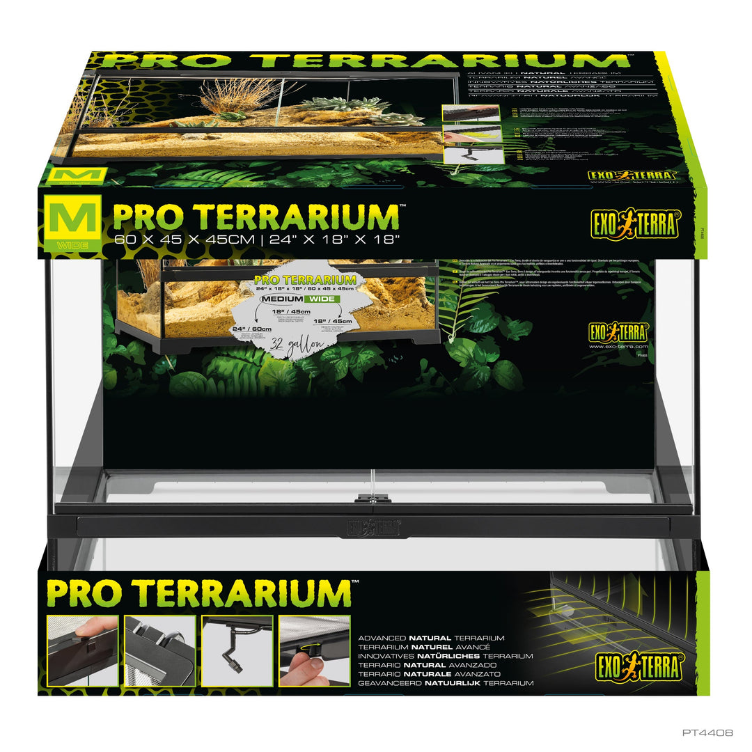 Exo Terra - Terrarium Pro en Verre - Terrarium pour Reptiles