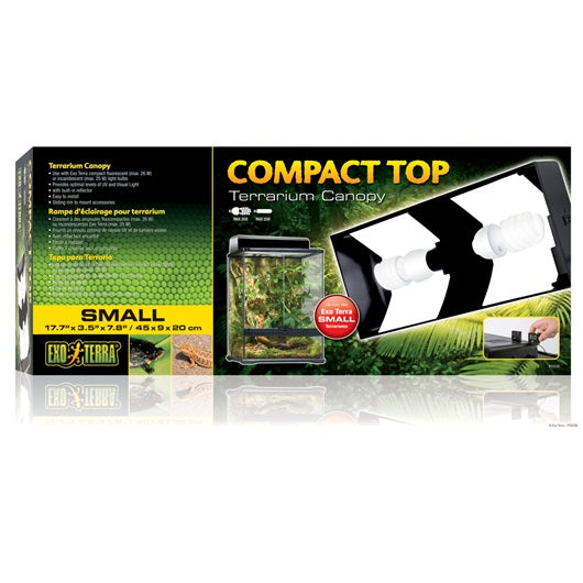 Exo Terra - Couvercle d'Éclairage Compact Top - Éclairage pour Terrariums
