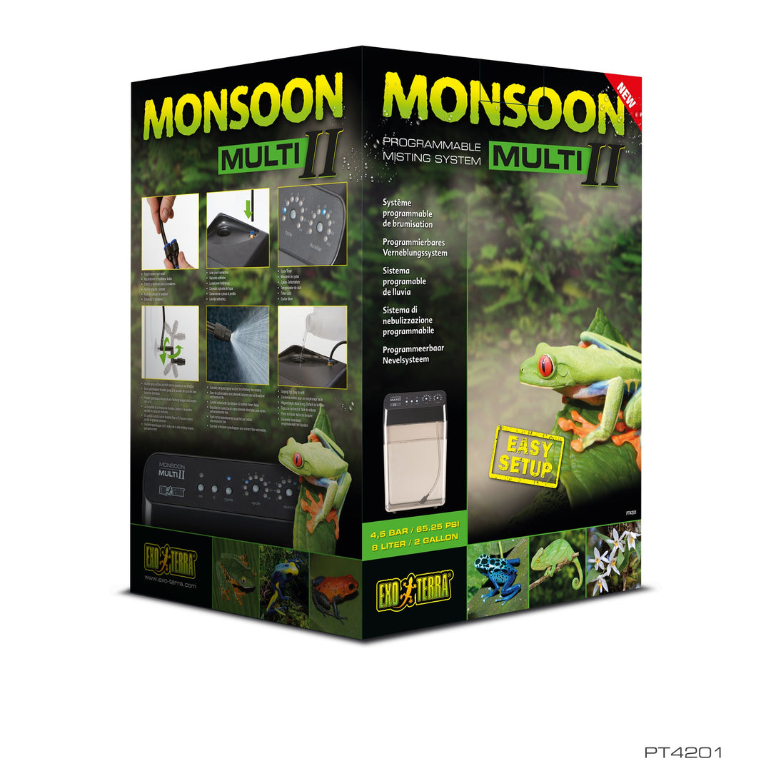 Exo Terra Frogs & Co - Système de Brumisation Monsoon - Brumisateur pour Terrariums
