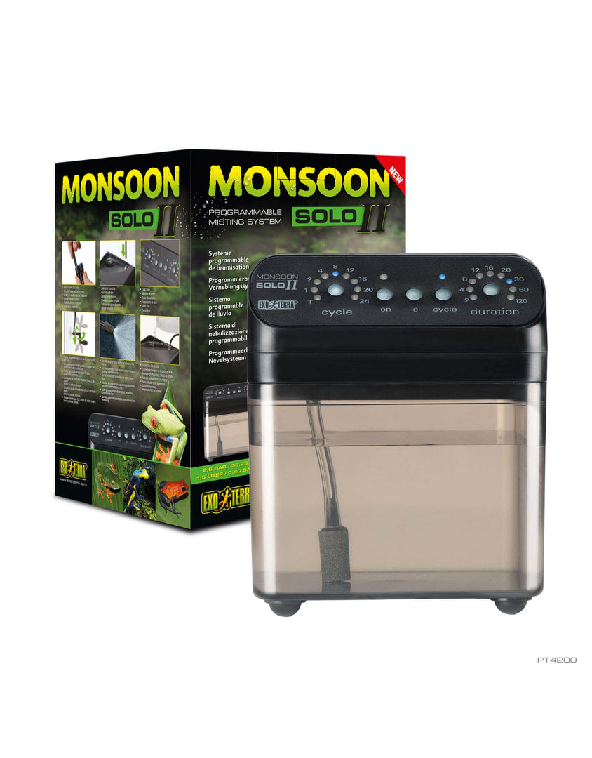 Exo Terra Frogs & Co - Système de Brumisation Monsoon - Brumisateur pour Terrariums