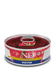 Famina N&D Quinoa - Chat Digestion Agneau - Nourriture Humide Sans Grains pour Chats