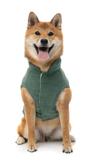 FUZZYARD Life Veste Velours Côtelé Vert #6
