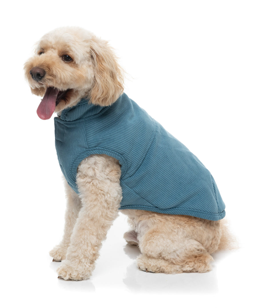 FUZZYARD Life Veste Velours Côtelé Bleu #2