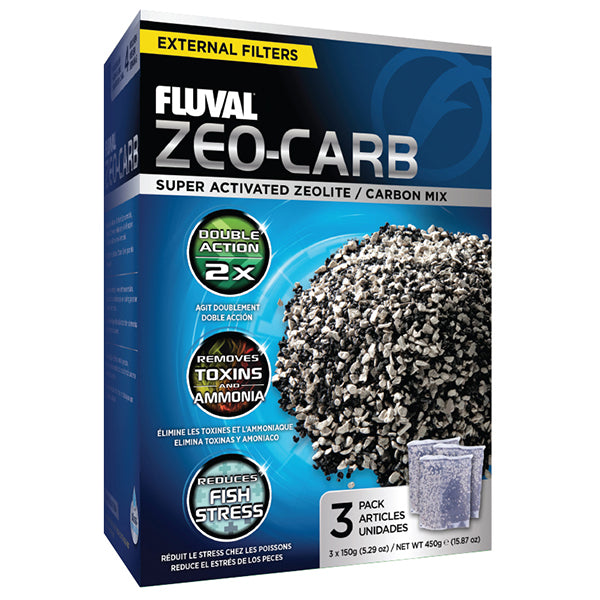 Fluval - Zeo-Carb - Masse Filtrante pour Aquariums