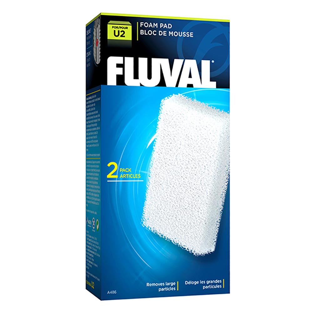 Fluval - Blocs de Mousse pour Filtre Série U - Masse Filtrante pour Aquariums