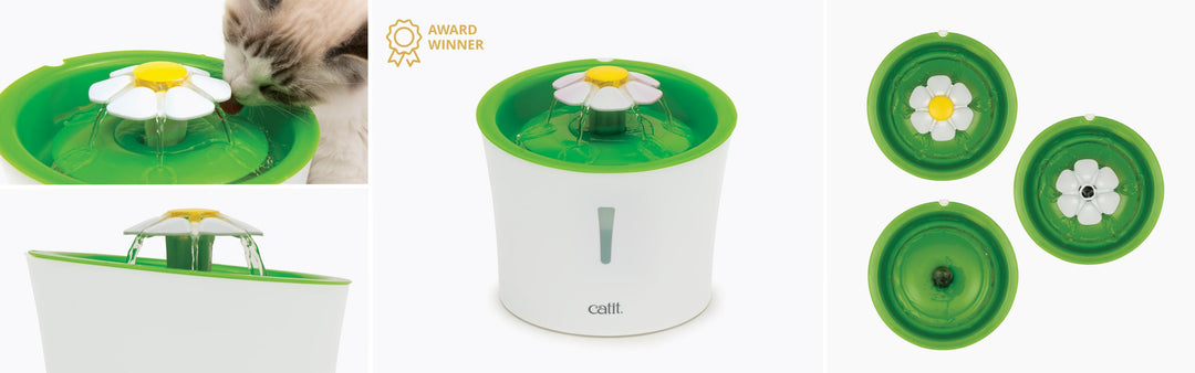 CATIT Abreuvoir Fleur et Napperon 3L