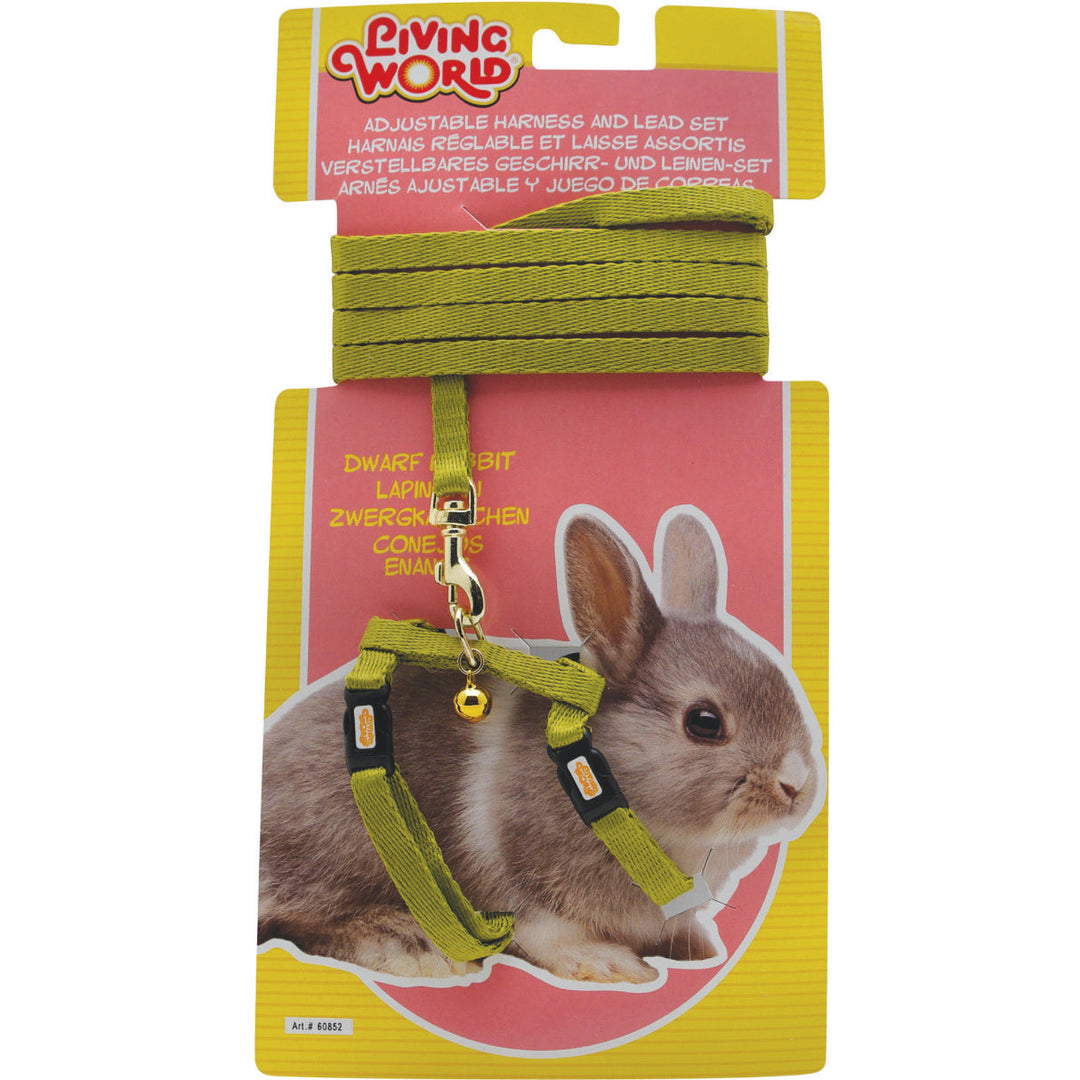 *LW Laisse 48" & Harnais Lapin Nain Vert