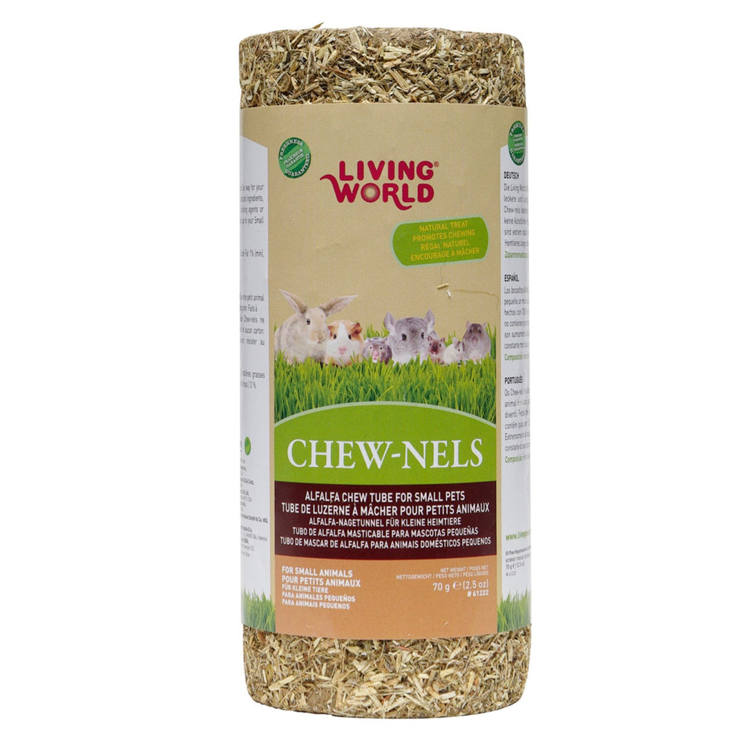 Living World - Tunnel Chew-nels en Luzerne - Gâteries pour Rongeurs