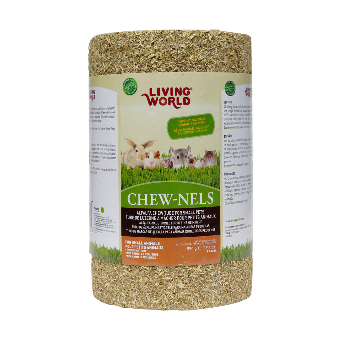 Living World - Tunnel Chew-nels en Luzerne - Gâteries pour Rongeurs