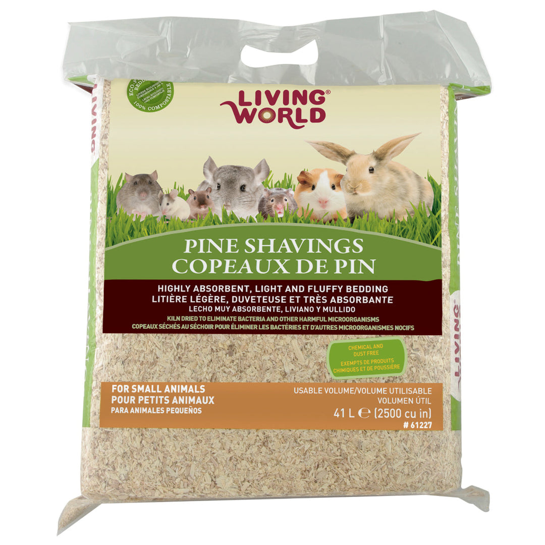 Living World - Litière de Copeaux de Pin - Litière pour Rongeurs