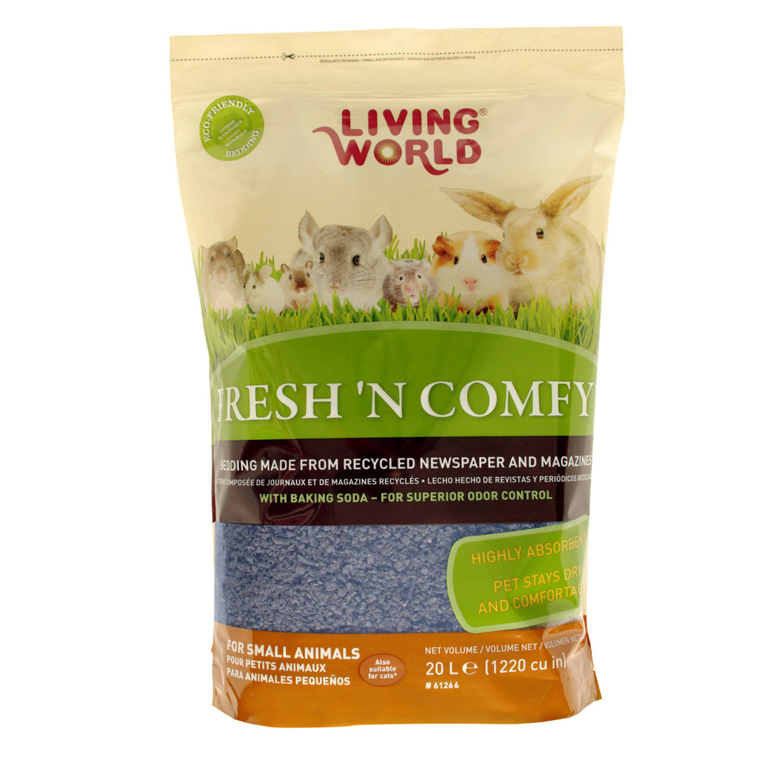Living World - Litière Fresh 'N Comfy en Papier Recyclé - Litière pour Rongeurs