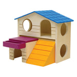 Voir l’image dans la galerie, Living World - Maisonnette de Jeu en Bois Coloré - Jouet pour Hamsters