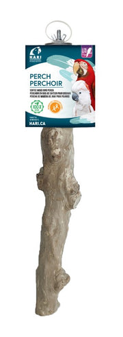 *HARI Perchoir en Bois de Caféier L/XL Perroquets