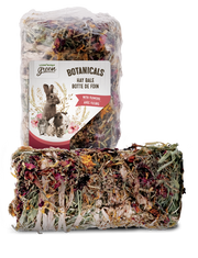 Living World Green - Botte de Foin Botanicals aux Fleurs - Gâteries pour Rongeurs