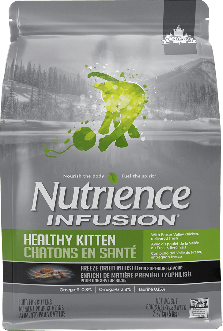 Nutrience Infusion - Poulet de la Vallée du Fraser - Nourriture Sèche pour Chatonsen Santé