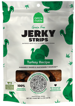 Voir l’image dans la galerie, Open Farm - Lanières Jerky de Dinde - Gâteries Tendres Sans Grains pour Chiens