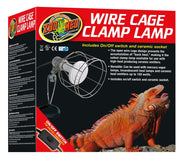 ZOO MED Lampe à Pince à Cage Métallique pour Reptiles