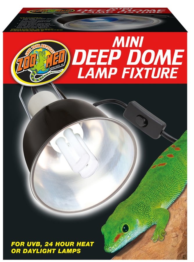 ZOO MED Mini Luminaire à Dôme Profond pour Reptiles