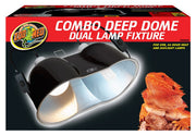 ZOO MED Luminaire à Double Dôme Profond pour Reptiles