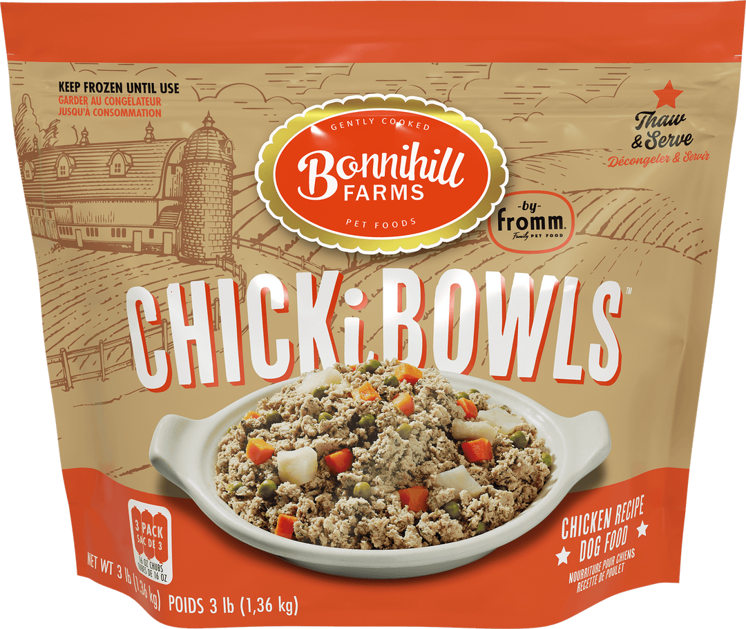 Fromm Bonnihill - ChickiBowls au Poulet - Nourriture Cuite Congelée pour Chiens