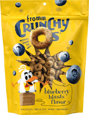 Fromm Crunchy O's - Blueberry Blasts - Gâteries Croquantes Sans Grains pour Chiens