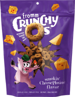 Voir l’image dans la galerie, Fromm Crunchy O's - Smokin' CheesePlosions - Gâteries Croquantes Sans Grains pour Chiens