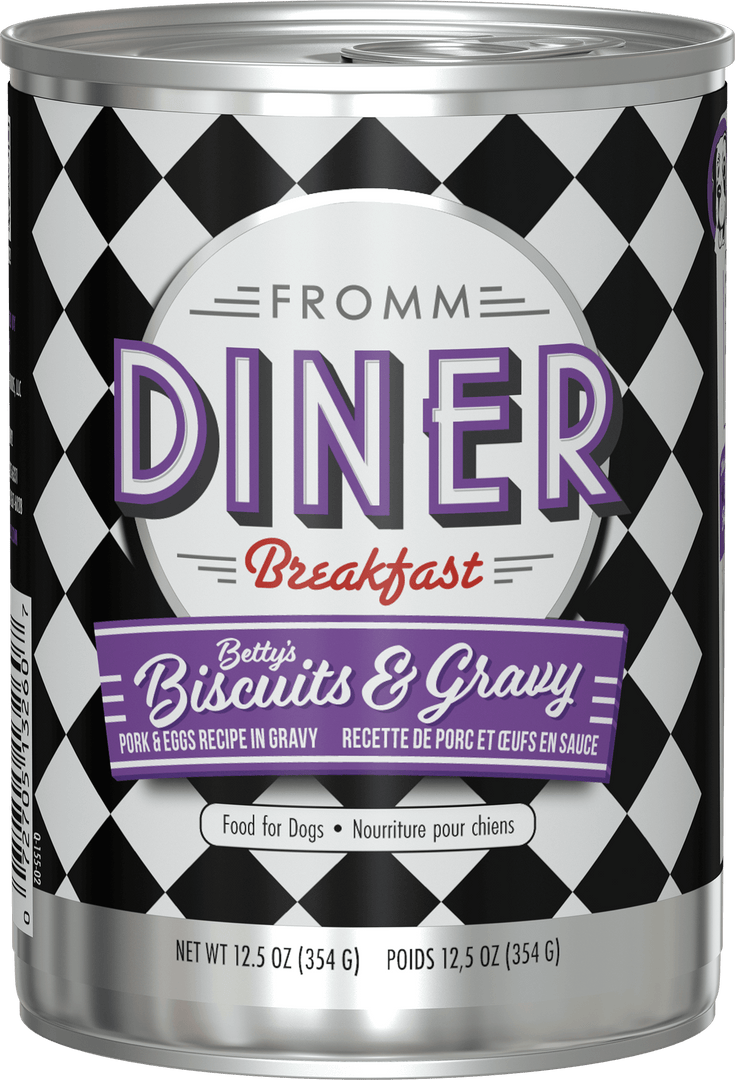 Fromm Diner Breakfast - Porc & Oeufs en Sauce - Nourriture Humide pour Chiens