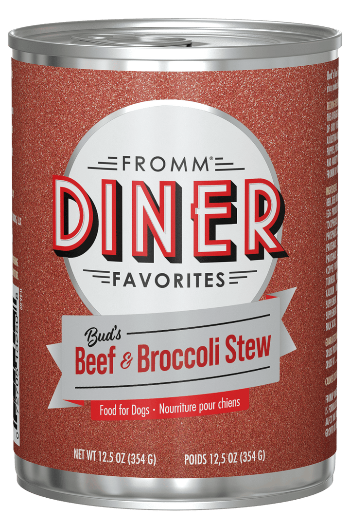 Fromm Diner Favorites - Ragoût de Boeuf et Brocoli - Nourriture Humide pour Chiens