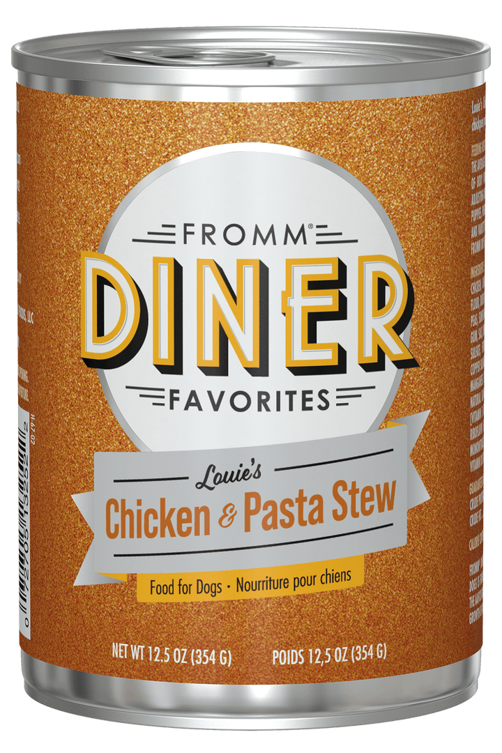 Fromm Diner Favorites - Ragoût Poulet et Pâtes - Nourriture Humide pour Chiens