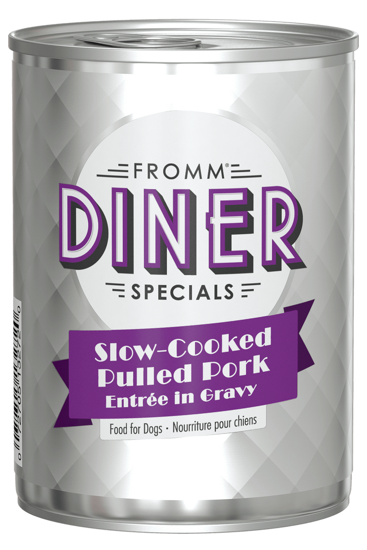 Fromm Diner Specials - Porc Effiloché en Sauce - Nourriture Humide pour Chiens