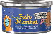 Fromm Fish Market - Chat Saumon et Crevette en Sauce - Garniture pour Nourriture pour Chats