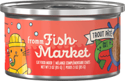 Fromm Fish Market - Chat Truite en Pâté - Garniture pour Nourriture pour Chats