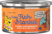 Fromm Fish Market - Chat Poisson Blanc & Anchois en Pâté - Garniture pour Nourriture pour Chats