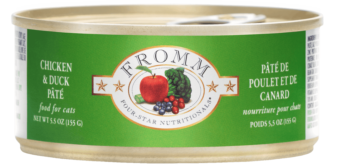 Fromm Four-Star - Chat Adulte Pâté de Poulet et Canard - Nourriture Humide pour Chats