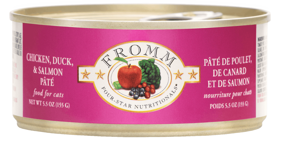 Fromm Four-Star - Pâté de Poulet, Canard et Saumon - Nourriture Humide pour Chats