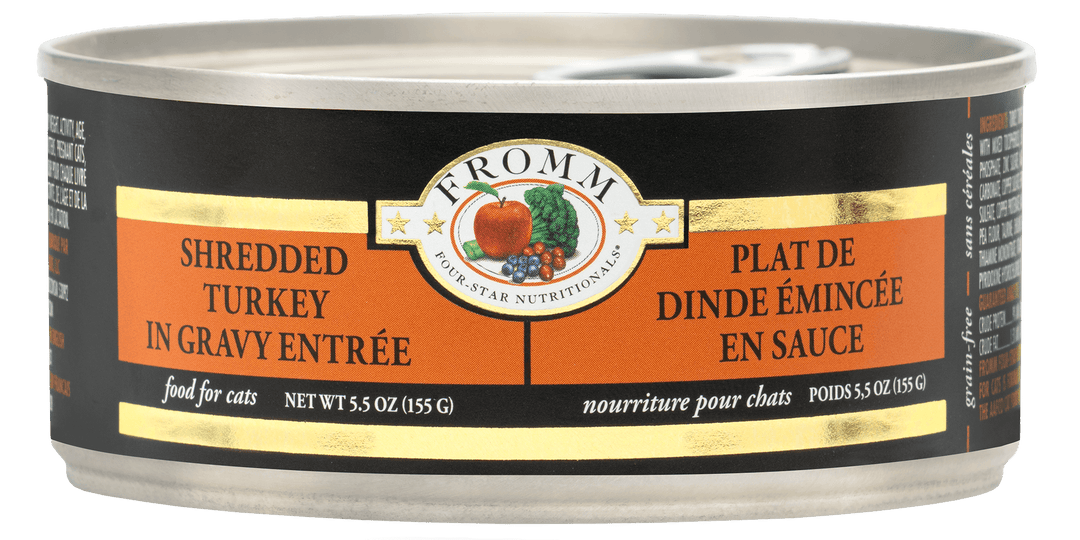 Fromm Four-Star - Chat Adulte Dinde Émincée en Sauce - Nourriture Humide pour Chats