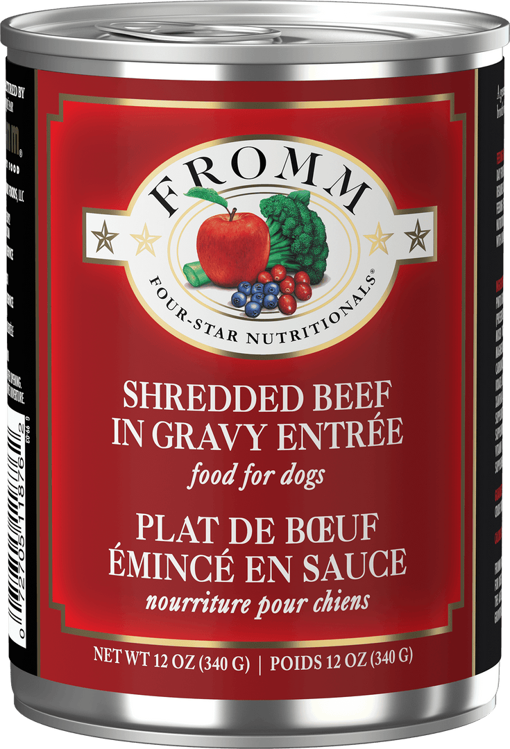 Fromm Four-Star - Plat de Boeuf Émincé en Sauce - Nourriture Humide pour Chiens