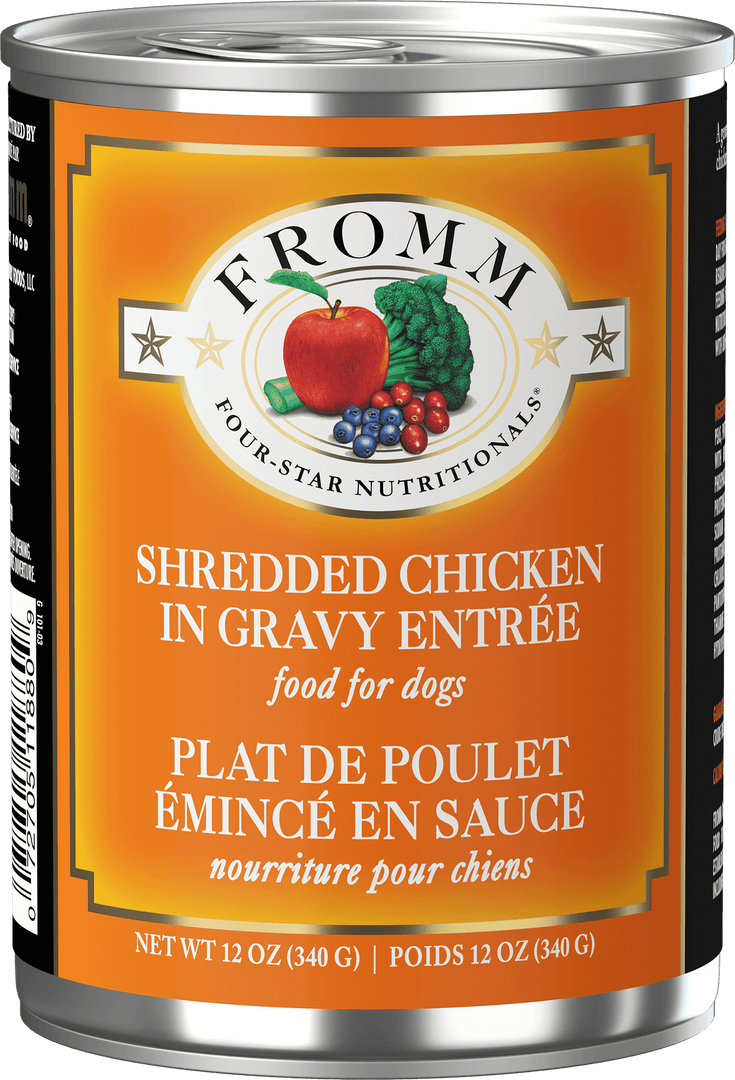 Fromm Four-Star - Plat de Poulet Émincé en Sauce - Nourriture Humide pour Chiens