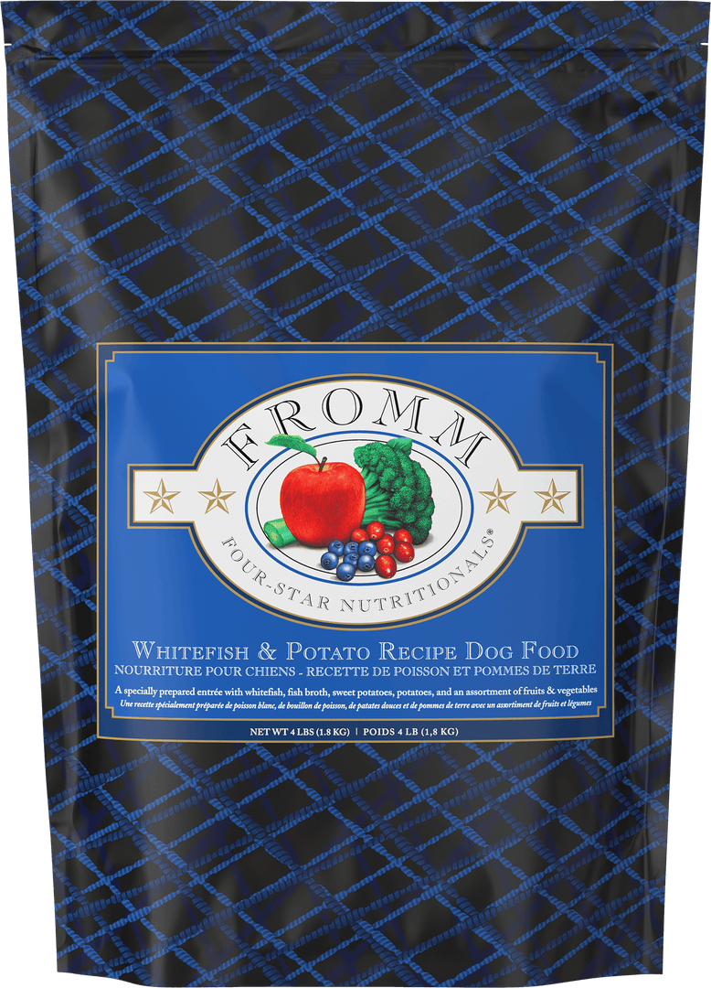 Fromm Four-Star - Poisson Blanc et Pomme de Terre - Nourriture Sèche pour Chiens