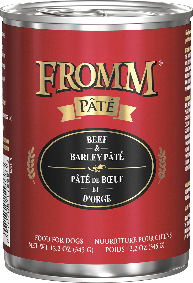 Fromm Gold - Pâté Boeuf et Orge - Nourriture Humide pour Chiens