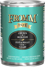 Fromm Gold Sans Grains - Pâté Poulet et Canard - Nourriture Humide pour Chiens