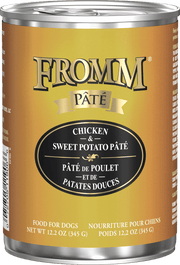 Fromm Gold Sans Grains - Pâté Poulet et Patates Douces - Nourriture Humide pour Chiens