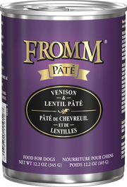 Fromm Gold Sans Grains - Pâté Chevreuil et Lentilles - Nourriture Humide pour Chiens