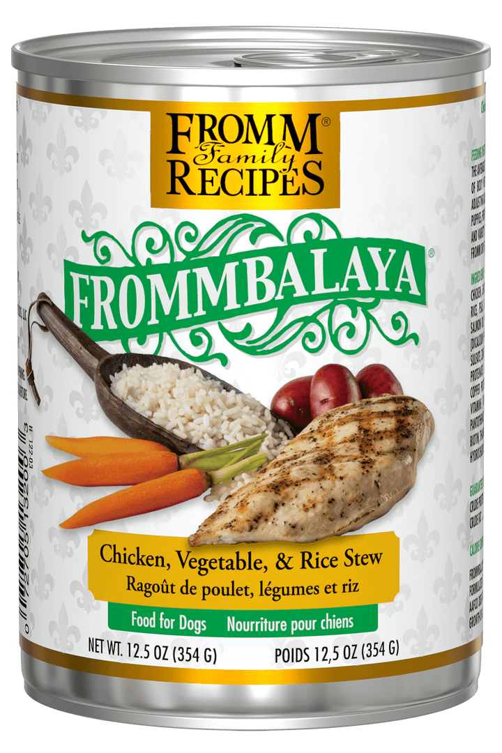 Fromm Frommbalaya - Ragoût Poulet, Légumes et Riz - Nourriture Humide pour Chiens