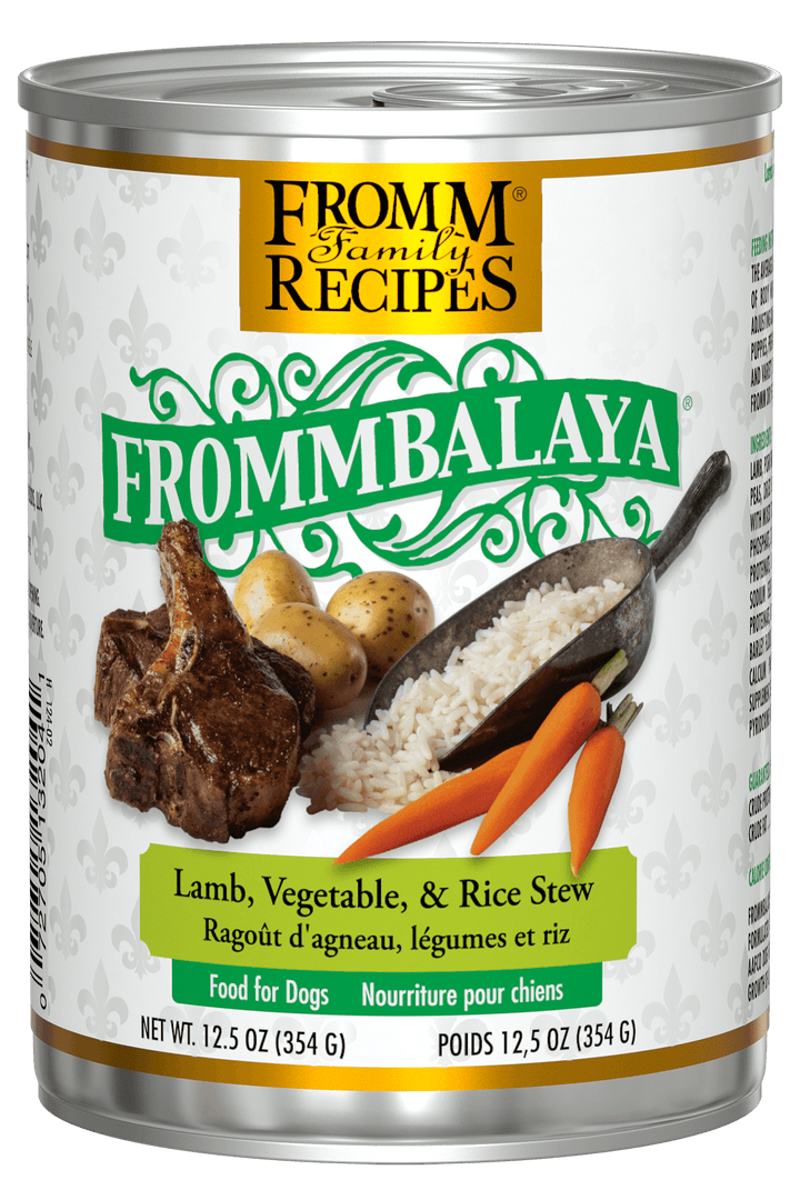 Fromm Frommbalaya - Ragoût Agneau, Légumes et Riz - Nourriture Humide pour Chiens