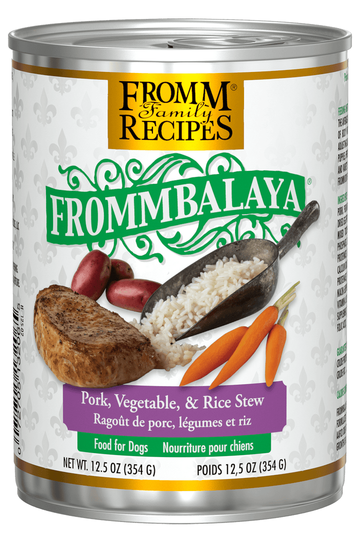 Fromm Frommbalaya - Ragoût de Porc, Légumes et Riz - Nourriture Humide pour Chiens