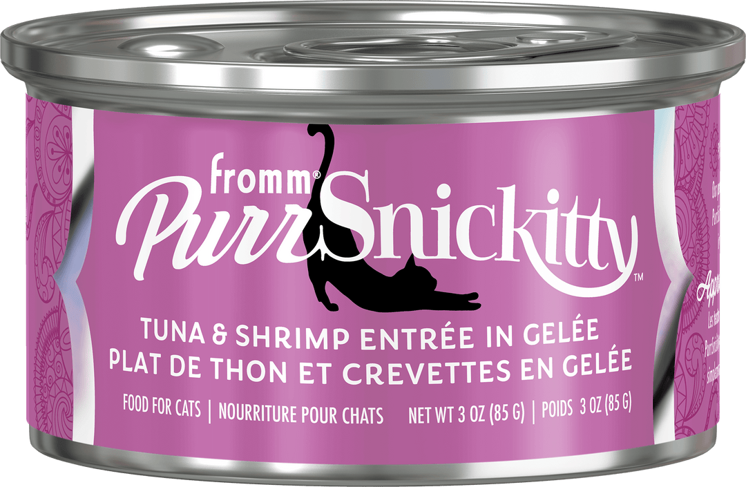 Fromm PurrSnickitty - Chat Adulte Thon & Crevettes en Gelée - Nourriture Humide pour Chats