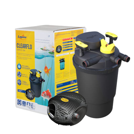 Laguna - Système Complet ClearFlo - Système de Filtration pour Bassins
