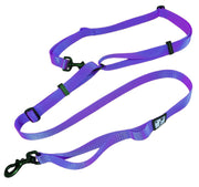 CHIEN BLANC Laisse Multi-Snaphook Mauve