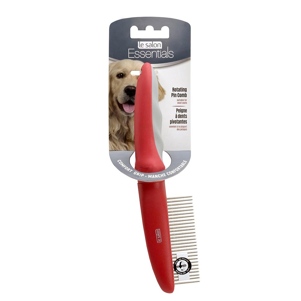 Le Salon Essentials - Peigne à Dents Pivotantes - Peigne pour Chiens